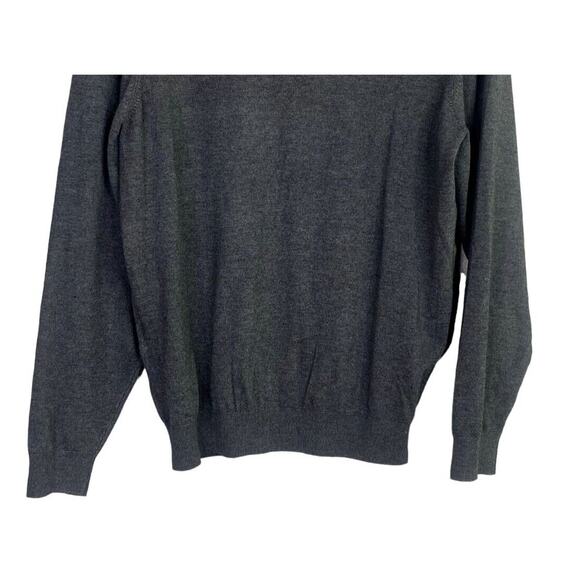 NWT Zara Men's Long Sleeve Turtle Neck Ribbed Trim Soft Sweater M Grey #4064 - Picture 9 of 16